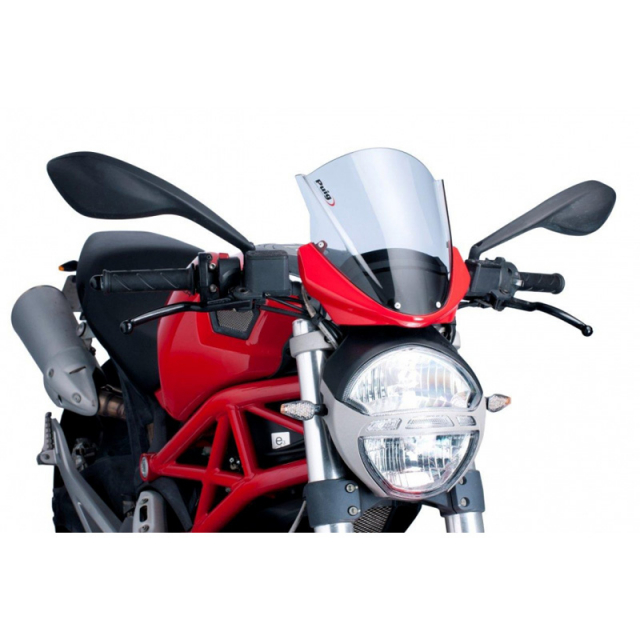 Puig 5650 Windshield for Ducati Monster 696, 796 and 1100 (2008-2014) |  Accessories International