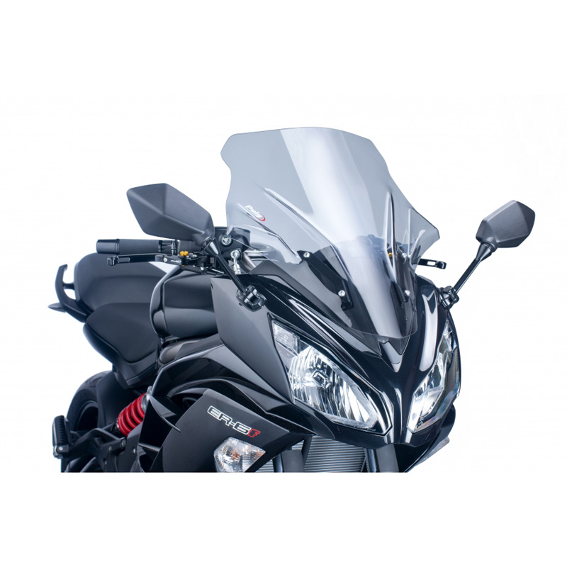 Wind Deflector Motorfiets Windscherm Windscherm Voor Ninja 650 ER6F EX650 2017 2018 2019 Windscherm Deflectorss Parabrisas Accessoires Windscherm(Iridium