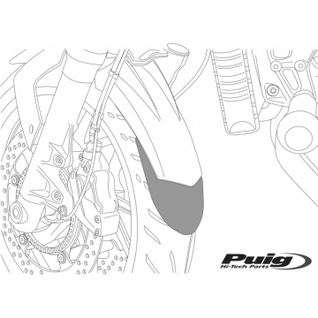view Puig 6433N Fender Extension, Front for Suzuki GSF600S Bandit (2000-2004)