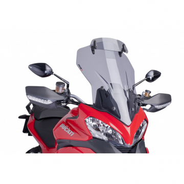 MRA TouringScreen Windshield for Ducati Multistrada 1200 10-12 SHADOW LINE BLACK 