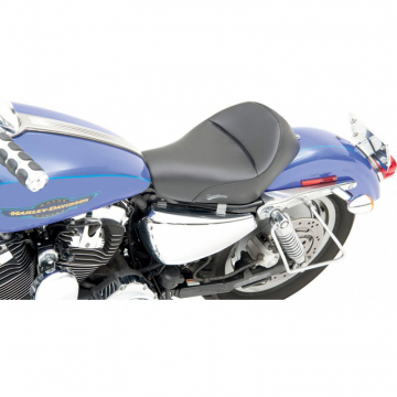 view Saddlemen Renegade Heels Down Solo Seat for Harley-Davidson XL Sportster