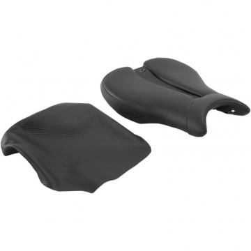 view Saddlemen Track-CF Style Gel Channel Solo Seat for Triumph 675 (2009-2012)