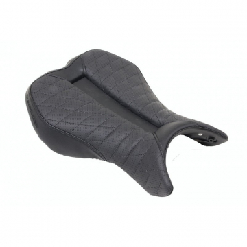 view Saddlemen Track-LS Style Gel Channel Solo Seat for Triumph 675R (2013-current)