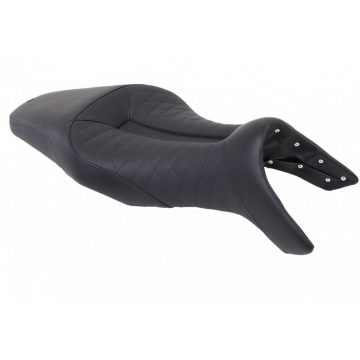 view Saddlemen Track-LS Style Gel Channel 1PC, 2Up Seat for Yamaha FZ-09 (2014-current)
