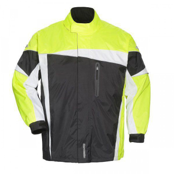 Tour Master Defender 2.0 Rain Suit, Black/Hi-Viz