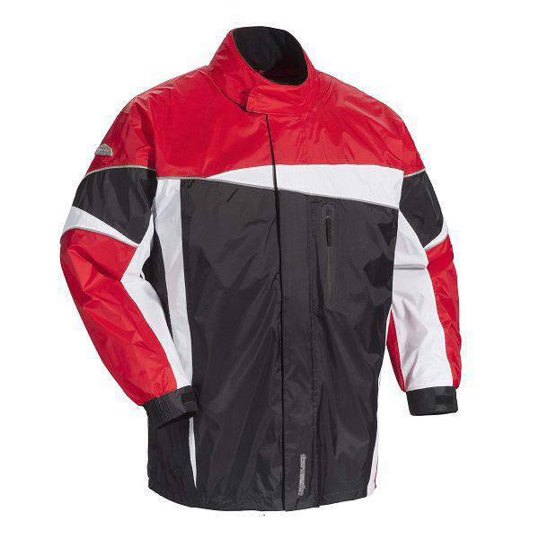 Tour Master Defender 2.0 Rain Suit, Black/Red Accessories International