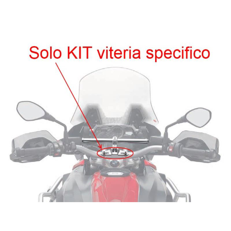 Givi 01SKIT Bike Specific Kit for S900A Smart Bar Accessories