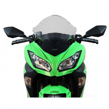 view MRA 08.066.R Double-Bubble Racing Windshield for Kawasaki Ninja 250 / 300 (2008-2017)