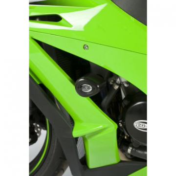 R&G CP0277BL Aero Style Frame Sliders, Black for Kawasaki ZX-10R & ZX-10RR