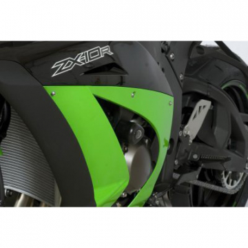 view R&G CP0335BL Aero Style Race Frame Sliders for Kawasaki ZX-10R '11-'24 & ZX-10RR '21-'24