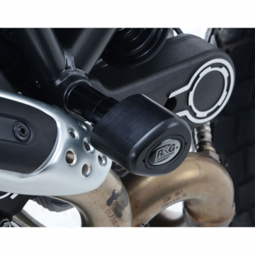 R&G CP0384BL Aero Frame Sliders for Ducati Scrambler (2015-current)