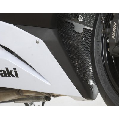 R&G DG0013.TI Exhaust Header Pipe Grill, Titanium for Kawasaki ZX