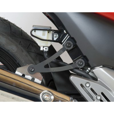 R&G EH0056BK Exhaust Hanger and Footrest Blanking Plate for Suzuki