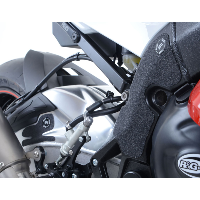 R&G EZBG400BL Eazi-Grip Boot Guard 4-Grip Kit for Kawasaki ZX-10R