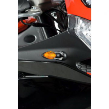 R&G FAP0008.BK Front Indicator Adapters for Suzuki 1000 V-Strom (2014-current)