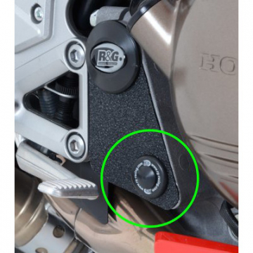 R&G FI0090.BK Frame Insert Top LHS Honda VFR800 (2014-current)