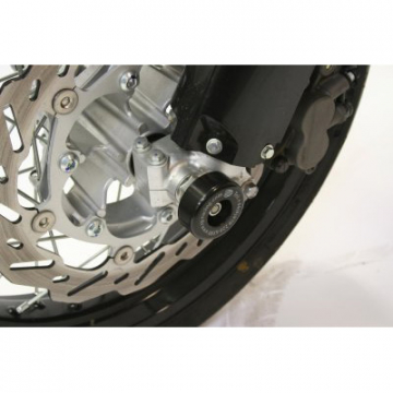 view R&G FP0090BK Front Axle Sliders / Protectors for Yamaha WR250X (2009-current)