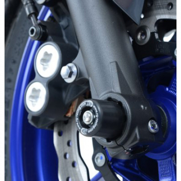 R&G FP0154BK Front Axle Sliders for Yamaha FZ-07 (2014-current)