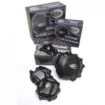 view R&G KEC0019.BK Racing Engine Case Cover Kit for Yamaha YZF-R6 (2008-current)