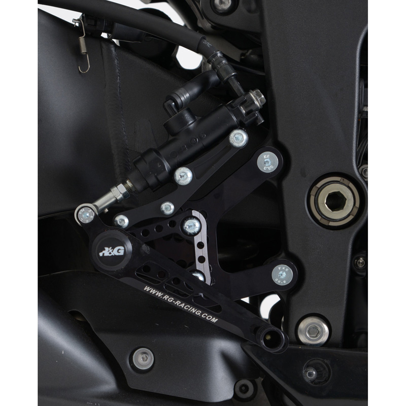 R&G RSET18BK Adjustable Rearsets for Kawasaki ZX-6R (2007 R&G RSET18BK Adjustable Rearsets for Kawasaki ZX-6R (2007