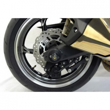 R&G SS0030BK Spool Style Axle Sliders, Rear for Kawasaki Ninja 1000 and Z1000