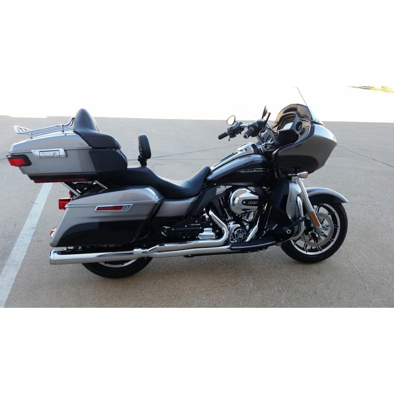 D&D Billet Cat 21 Exhaust, Chrome for HarleyDavidson FLH/FLT '09'16