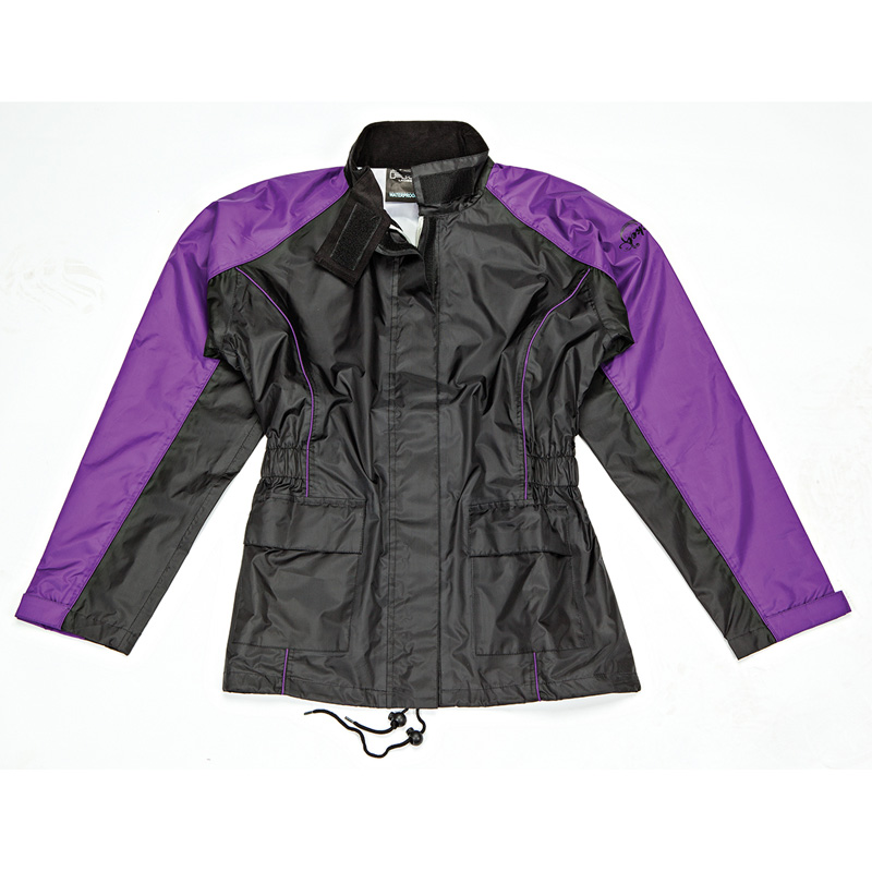 Joe Rocket RS2 Rain Suit, Black/Purple Accessories International