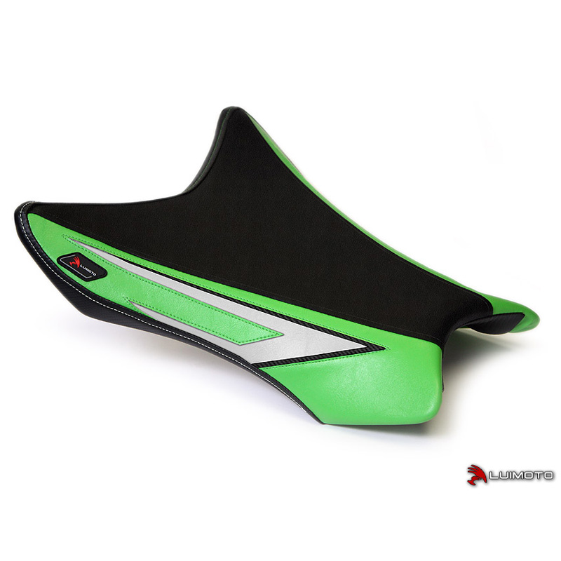 Luimoto 3154101 Anniversary Edition Rider Seat Cover for Kawasaki