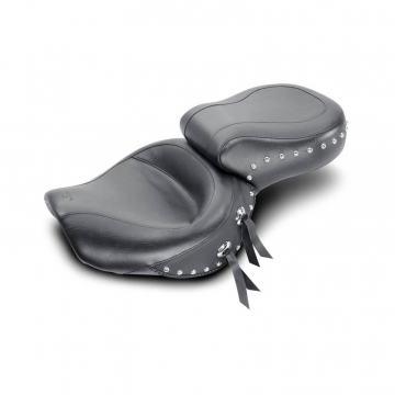 view Mustang 75008 One Peice Wide Touring Seat with Studs for Honda VT1100 ACE/Sabre/Shadow
