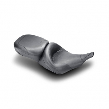 view Mustang 75449 One Piece Wide Touring Smooth Seat for Harley-Davidson FLHT/FLTR