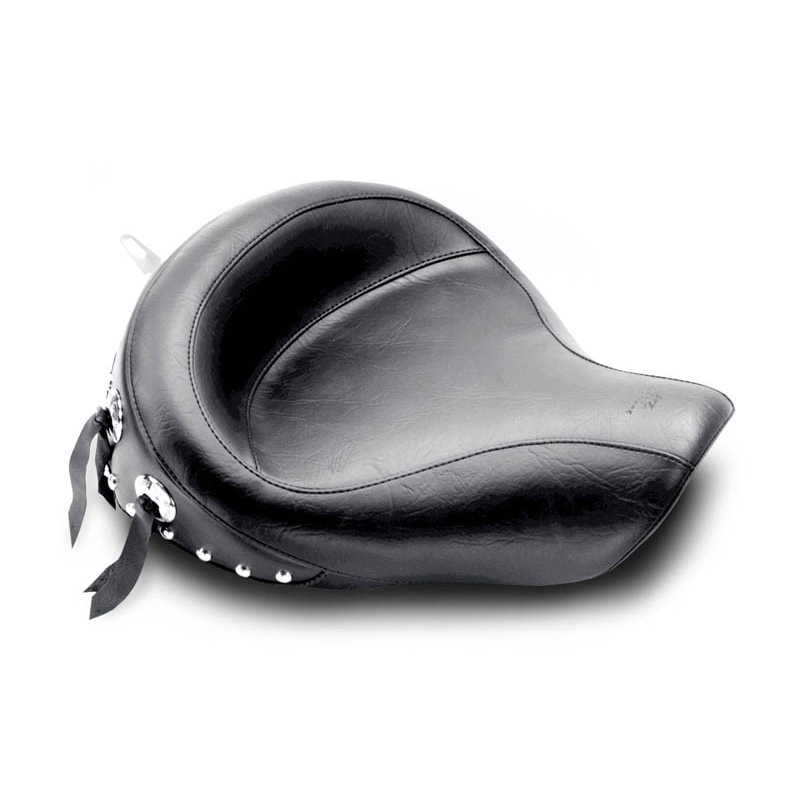 Mustang 75473 Wide Touring Solo Seat, Studs for HarleyDavidson Dyna Glide Accessories