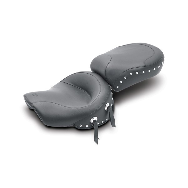 Mustang 75780 Two Piece Wide Touring Seat, Studs for Kawasaki