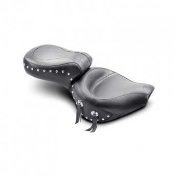 view Mustang 75930 One Piece Wide Touring Seat, Studs for Kawasaki Vulcan 800 / Classic