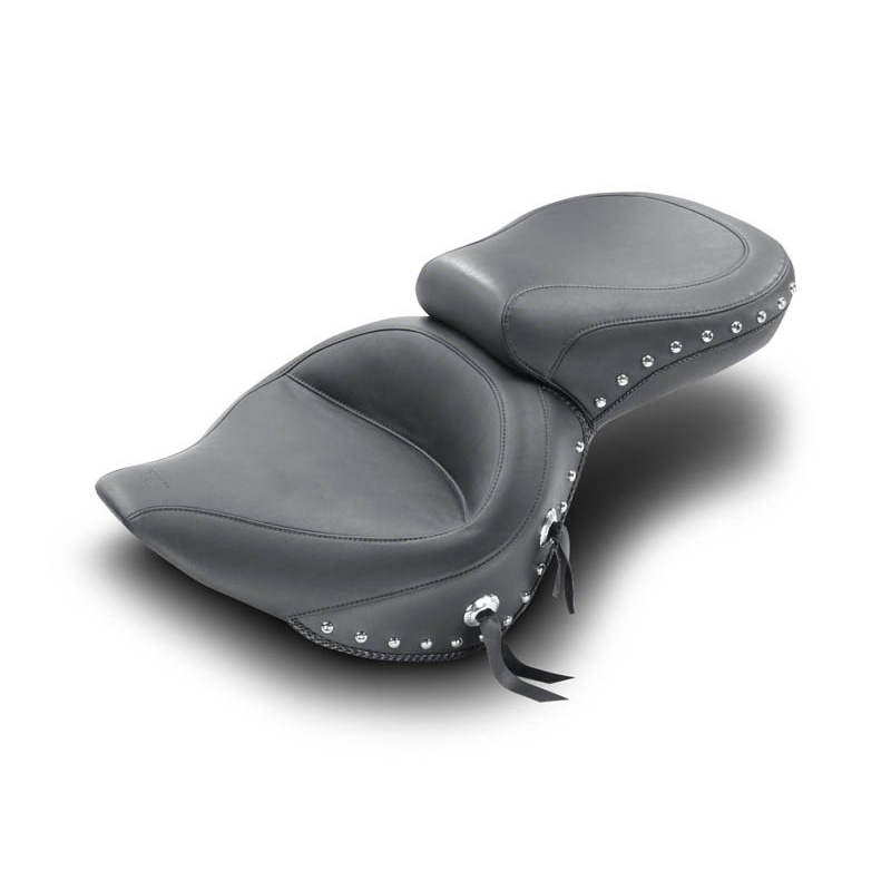 Mustang 76403 Wide Touring Seat, Studs for HarleyDavidson Softail (2006current) Accessories