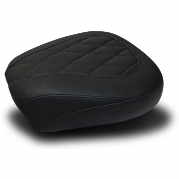 view Mustang 76695 Wide Tripper Rear Seat, Diamond Pattern for Harley-Davidson FLHT/FLTR/FLHR/FLHX