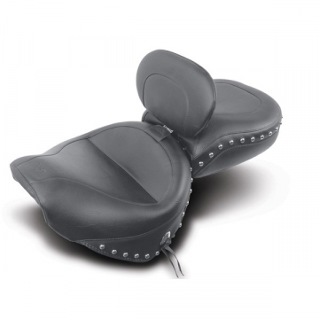 view Mustang 79190 Seat with Driver Backrest, Studs for Yamaha Road Star (1999-current)