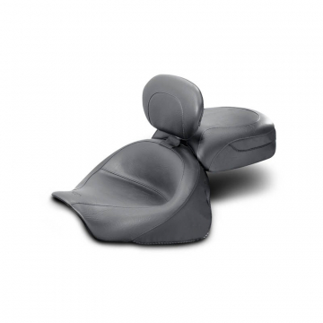 view Mustang 79351 Vintage Seat with Driver Backrest for Kawasaki Vulcan 1600 Classic / Nomad