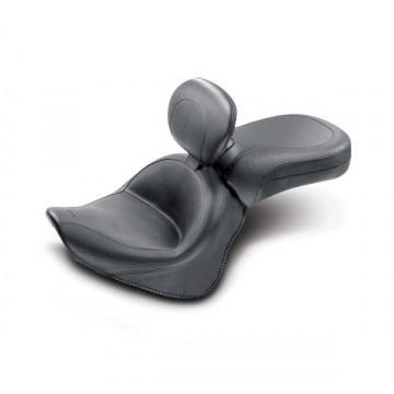 view Mustang 79431 Vintage Seat with Backrest for Yamaha V-Star 650 Classic and Silverado