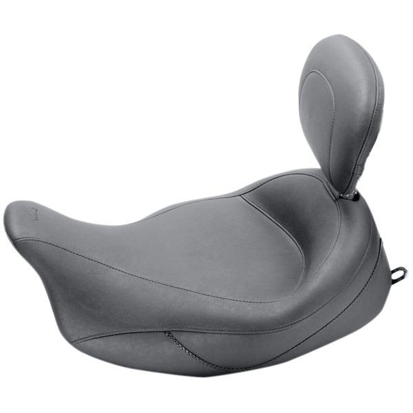 Mustang 79446 Vintage Super Solo Seat, Backrest for HarleyDavidson
