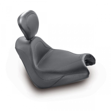 view Mustang 79464 Sport Touring Vintage Solo Seat with Backrest for Honda VTX 1800F