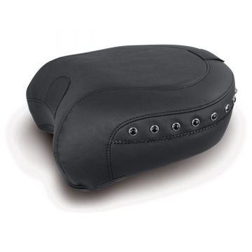 view Mustang 79682 Recessed Passenger Seat with Black Studs for Harley-Davidson FL Touring '97-'21