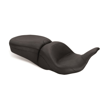 view Mustang 79700 One Piece LowDown Touring Seat for Harley-Davidson FLHR, FLHT, FLTR, FLHX
