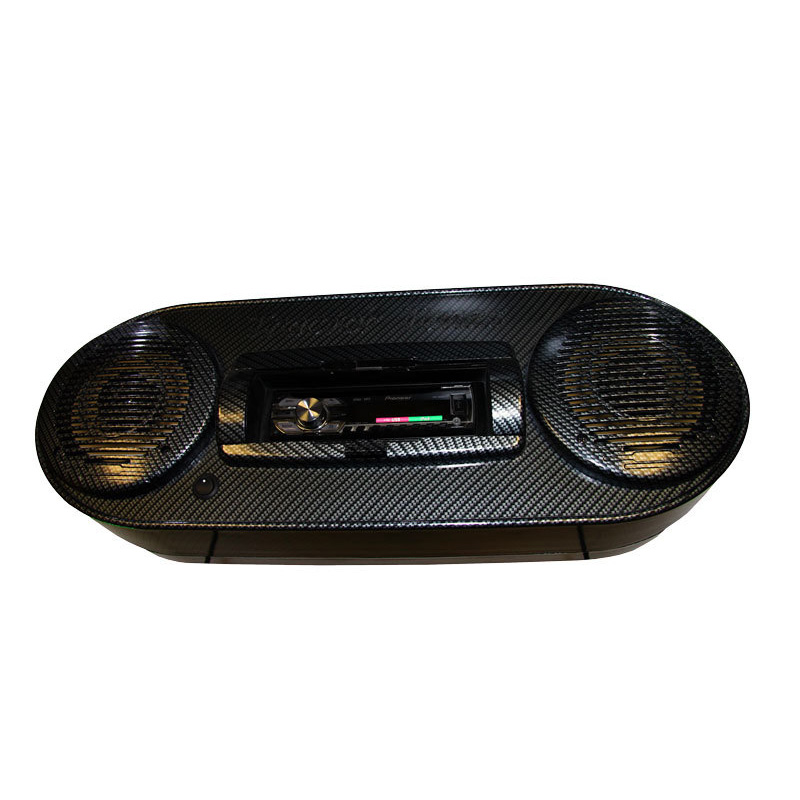 Drive Unlimited Roll Bar Mount Stereo, Carbon Accessories International