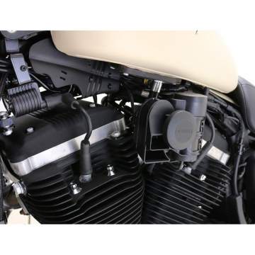 Denali HMT.23.10000 Horn Mount for Harley Davidson Touring/Dyna/Softail/Sportster