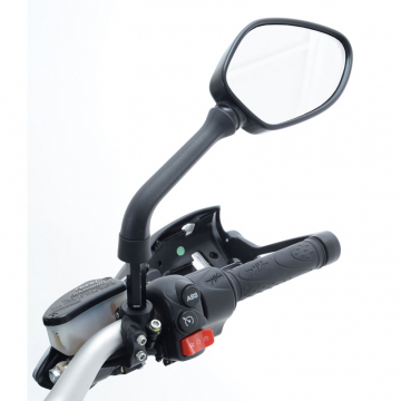 view R&G MR0009BK Mirror Risers for MV Agusta 800 Stradale / 800 Turismo Veloce