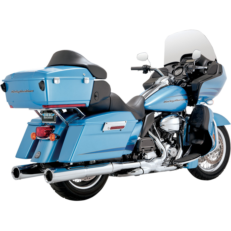 Vance & Hines 16455 Hi-Output Exhausts, Chrome for Harley-Davidson