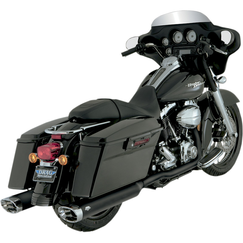 Vance & Hines 16799 Dresser Duals Head Pipes, Chrome for Harley