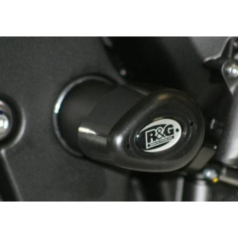 view R&G CP0195BL Aero Frame Sliders, Black for Yamaha YZF R1 (2007-2014)