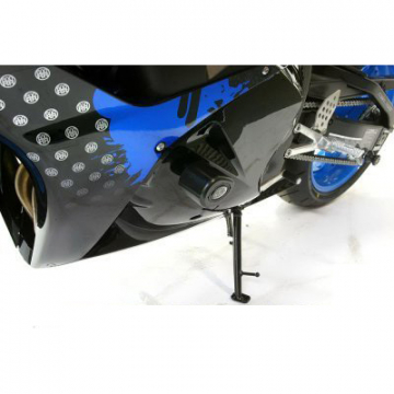 view R&G CP0245BL Frame Sliders Aero Style, Black for CBR600RR '09-'12