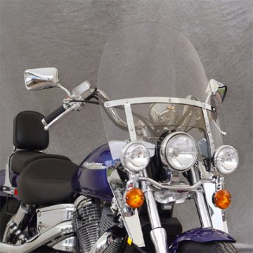 National Cycle N2210 Wide Frame Heavy Duty Touring Windshield for Honda with Optional Mounting Kit